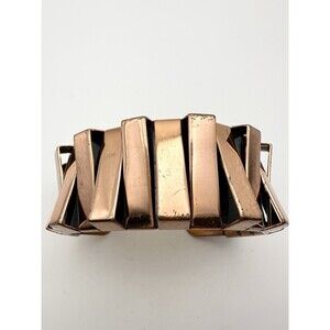 Renoir Modernist Copper Cuff Bracelet 6.75”